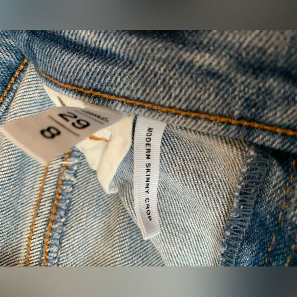 Loft modern skinny crop size 8 - Picture 4 of 9